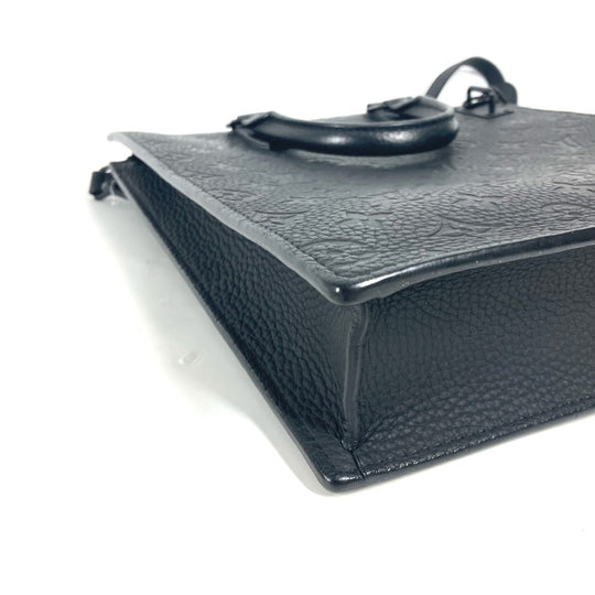 LOUIS VUITTON Shoulder Bag M55924  Taurillon Clemence Leather black Monogram Taurillon Clemence Sac Plat