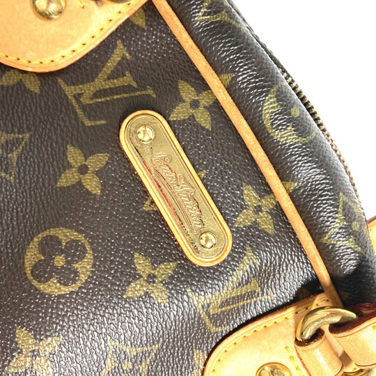 LOUIS VUITTON Shoulder Bag M95565  Monogram canvas Brown Monogram MontorgueilPM Women Used Authentic