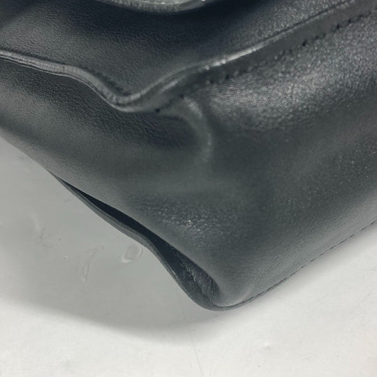 CHANEL Shoulder Bag leather black Bag Crossbody CC COCO Mark Coco Chanel Design