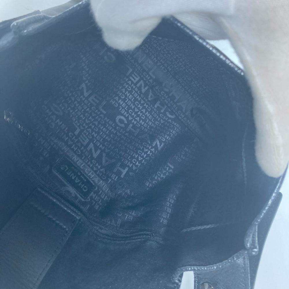 CHANEL Shoulder Bag leather black Bag Crossbody CC COCO Mark Coco Chanel Design