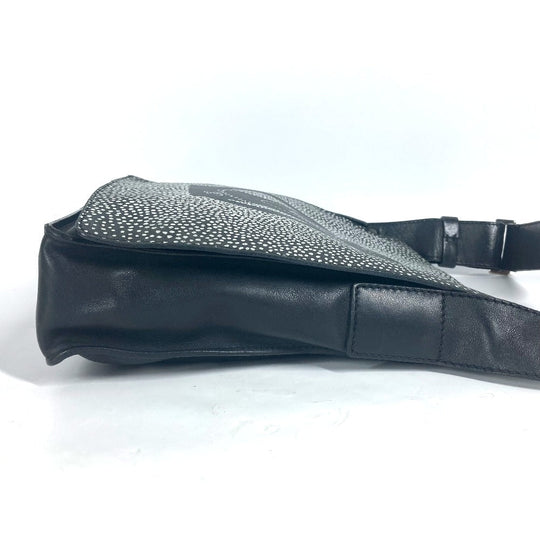 CHANEL Shoulder Bag leather black Bag Crossbody CC COCO Mark Coco Chanel Design