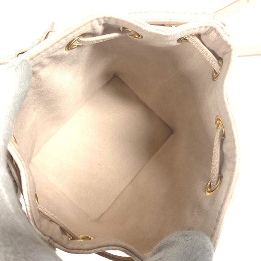 LOUIS VUITTON Shoulder Bag M81463 Monogram Ann Platt Leather beige Monogram Ann Platt Nanonoe Summer Stardust Women Used Authentic