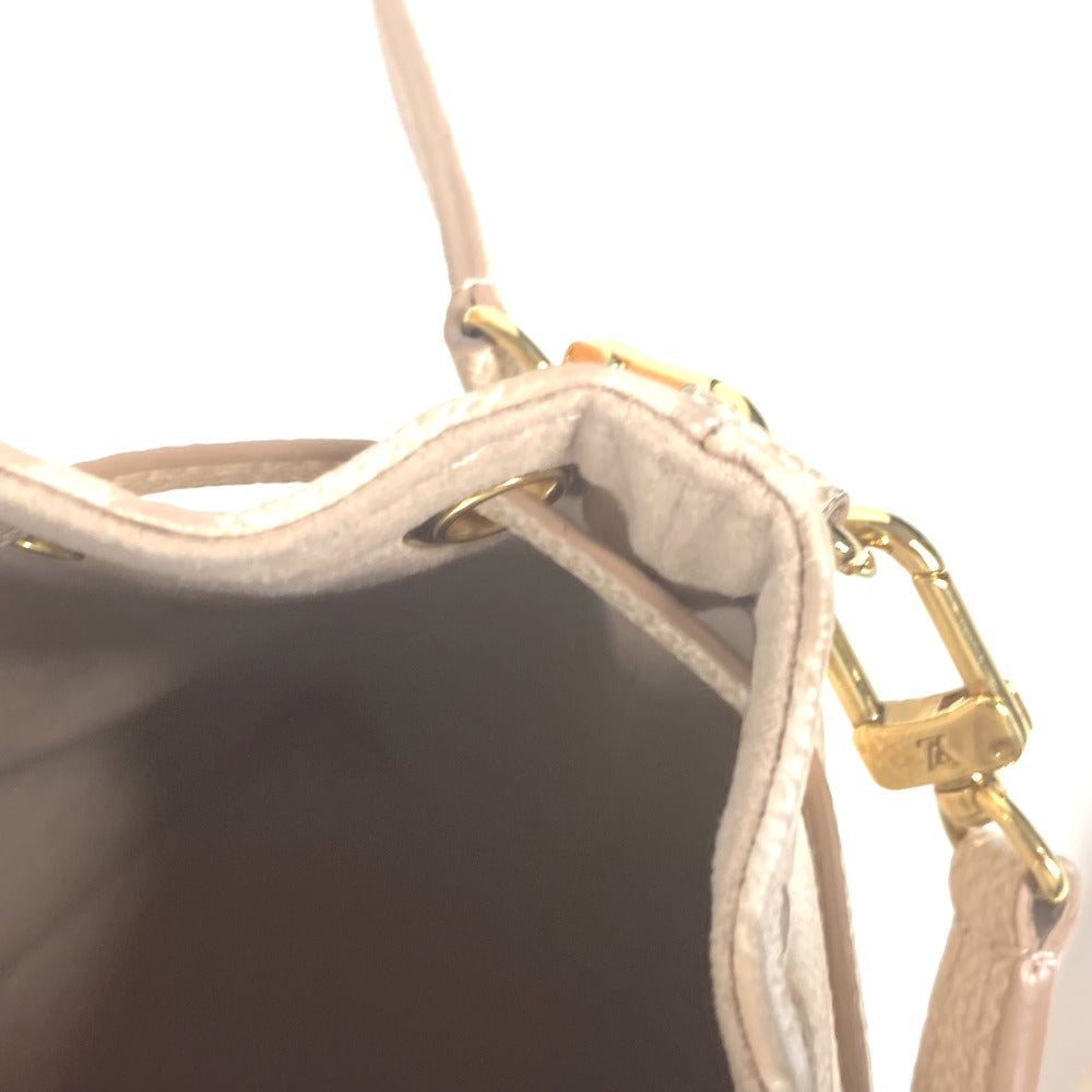 LOUIS VUITTON Shoulder Bag M81463 Monogram Ann Platt Leather beige Monogram Ann Platt Nanonoe Summer Stardust Women Used Authentic