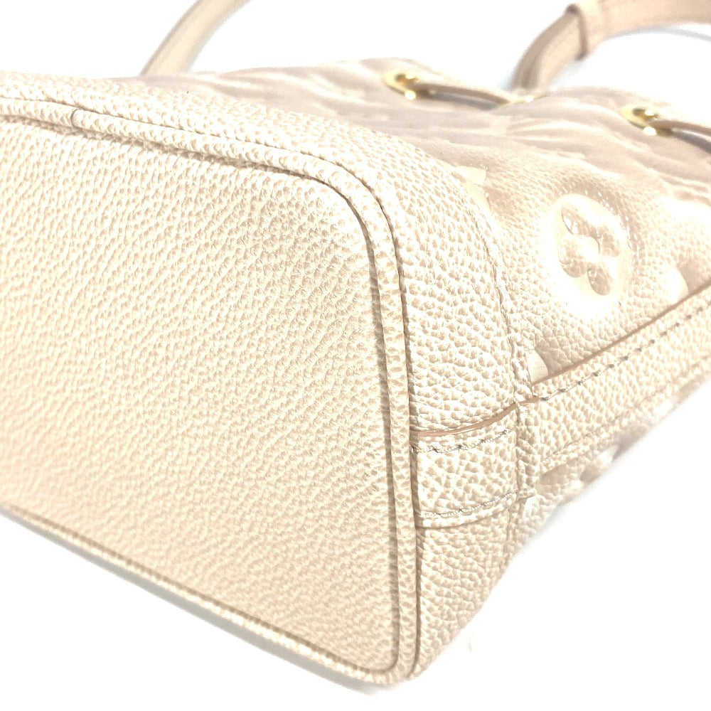 LOUIS VUITTON Shoulder Bag M81463 Monogram Ann Platt Leather beige Monogram Ann Platt Nanonoe Summer Stardust Women Used Authentic