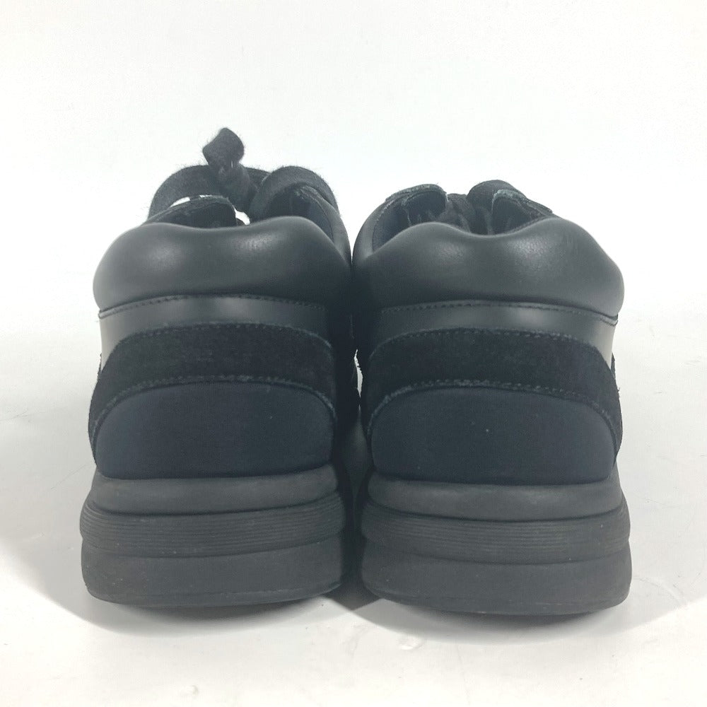 CHANEL sneakers G33745 canvas black CC COCO Mark logo Trainers 37