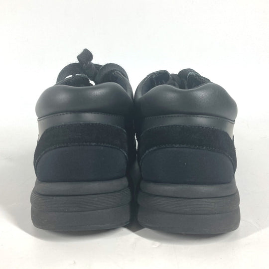 CHANEL sneakers G33745 canvas black CC COCO Mark logo Trainers 37