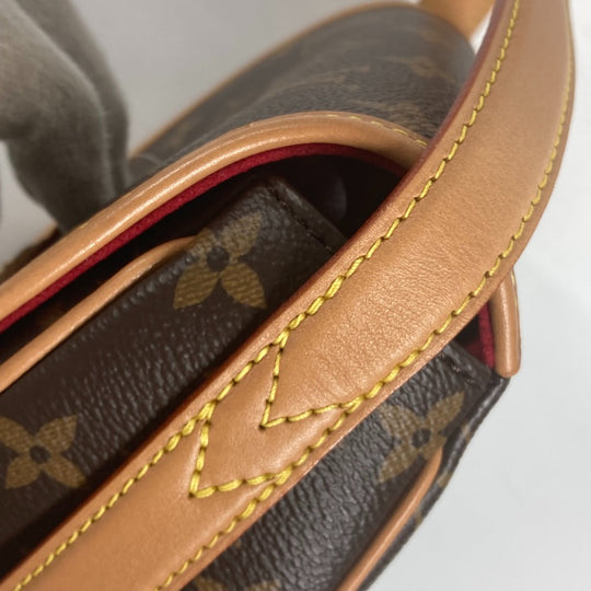 LOUIS VUITTON Shoulder Bag M44860 Monogram canvas Brown Monogram Tamburan Women Used Authentic