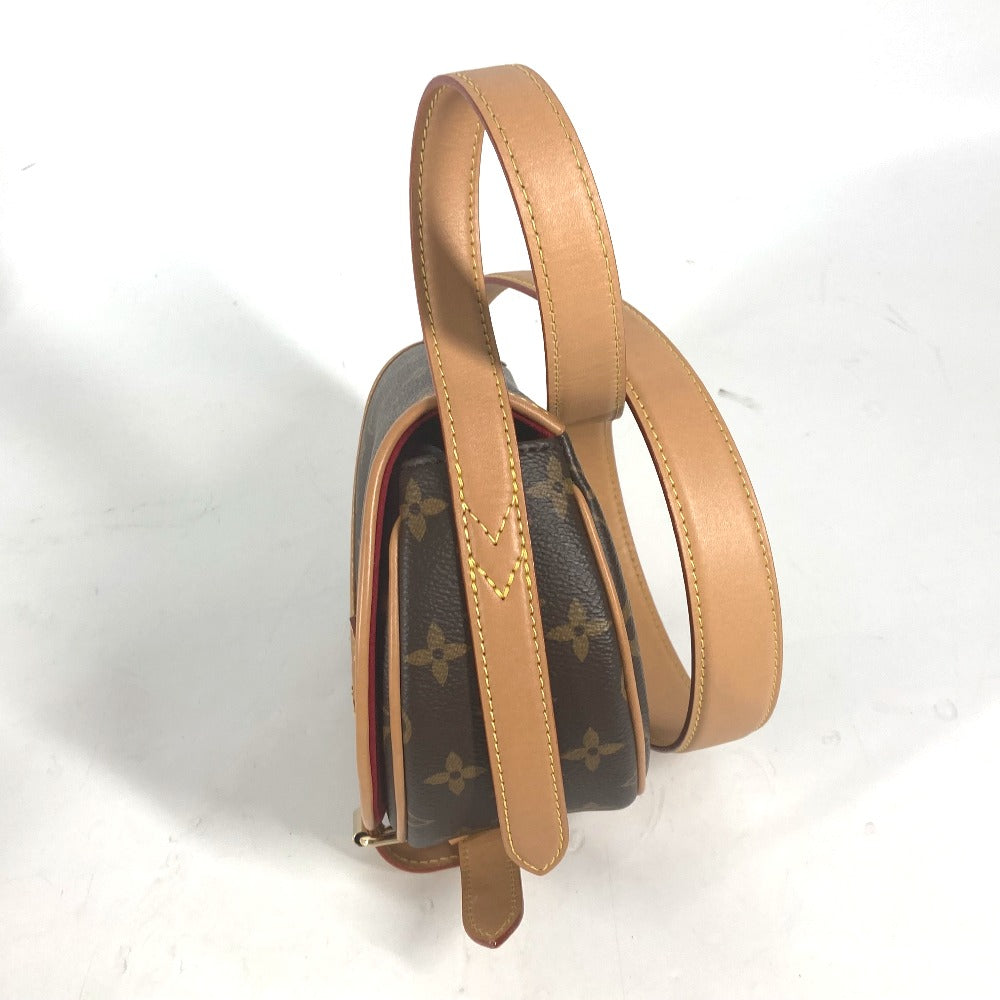 LOUIS VUITTON Shoulder Bag M44860 Monogram canvas Brown Monogram Tamburan Women Used Authentic