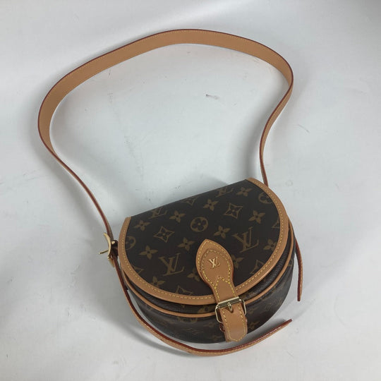 LOUIS VUITTON Shoulder Bag M44860 Monogram canvas Brown Monogram Tamburan Women Used Authentic
