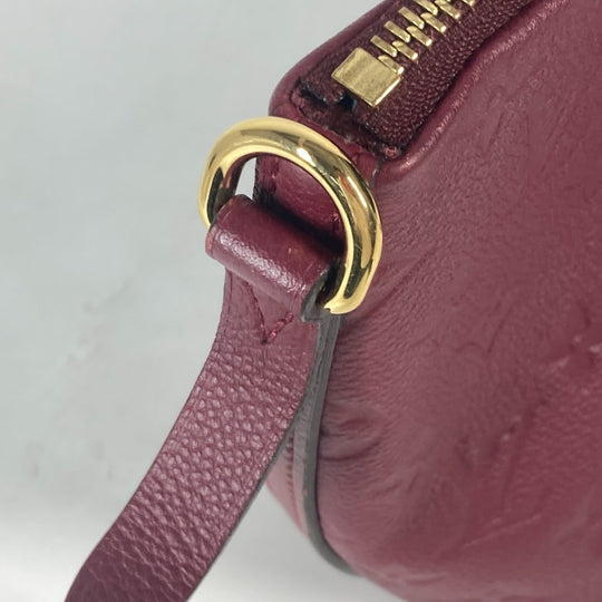 LOUIS VUITTON Tote Bag M43215 Monogram Ann Platt Leather purple Monogram Ann Platt Mazarine PM Women Used Authentic