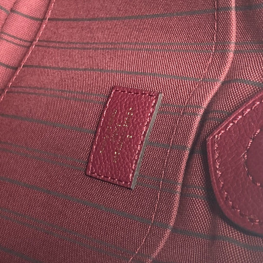 LOUIS VUITTON Tote Bag M43215 Monogram Ann Platt Leather purple Monogram Ann Platt Mazarine PM Women Used Authentic