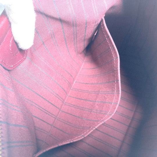 LOUIS VUITTON Tote Bag M43215 Monogram Ann Platt Leather purple Monogram Ann Platt Mazarine PM Women Used Authentic