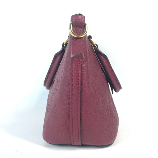 LOUIS VUITTON Tote Bag M43215 Monogram Ann Platt Leather purple Monogram Ann Platt Mazarine PM Women Used Authentic