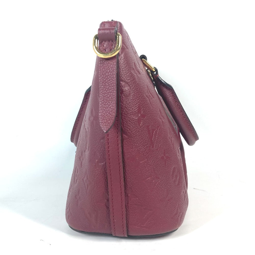 LOUIS VUITTON Tote Bag M43215 Monogram Ann Platt Leather purple Monogram Ann Platt Mazarine PM Women Used Authentic