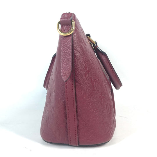 LOUIS VUITTON Tote Bag M43215 Monogram Ann Platt Leather purple Monogram Ann Platt Mazarine PM Women Used Authentic