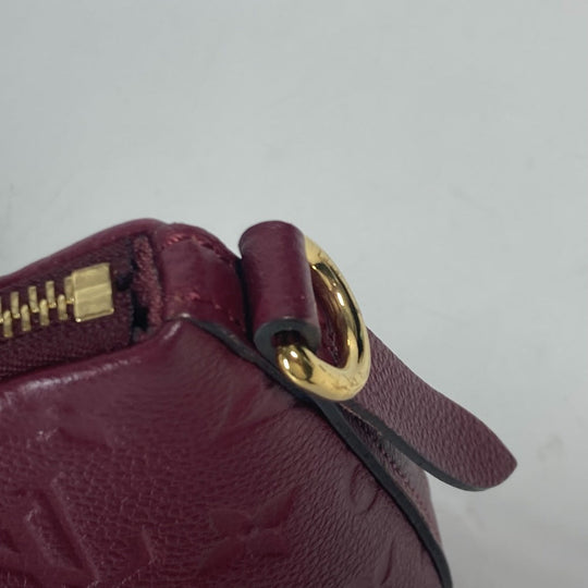 LOUIS VUITTON Tote Bag M43215 Monogram Ann Platt Leather purple Monogram Ann Platt Mazarine PM Women Used Authentic