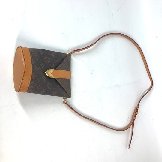LOUIS VUITTON Shoulder Bag M11629 Canvas , Monogram Dust Canvas Brown Monogram Dust Envelope Pouch mens Used Authentic