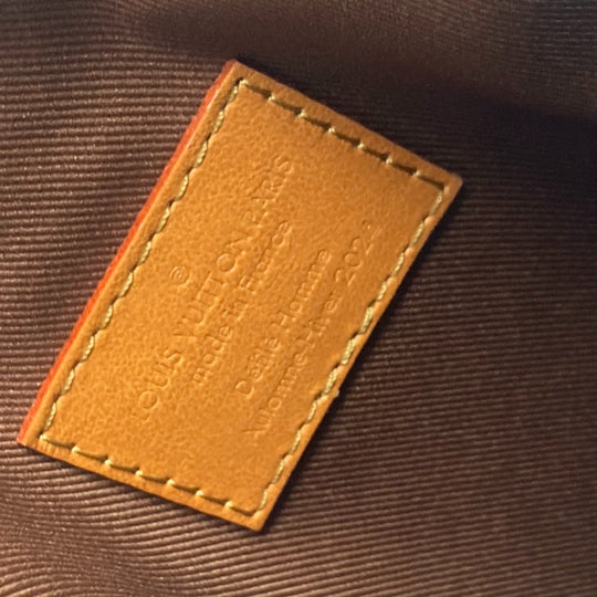 LOUIS VUITTON Shoulder Bag M11629 Canvas , Monogram Dust Canvas Brown Monogram Dust Envelope Pouch mens Used Authentic