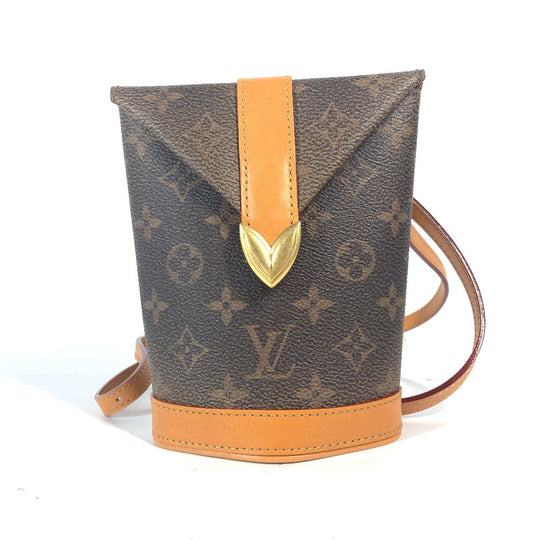LOUIS VUITTON Shoulder Bag M11629 Canvas , Monogram Dust Canvas Brown Monogram Dust Envelope Pouch mens Used Authentic