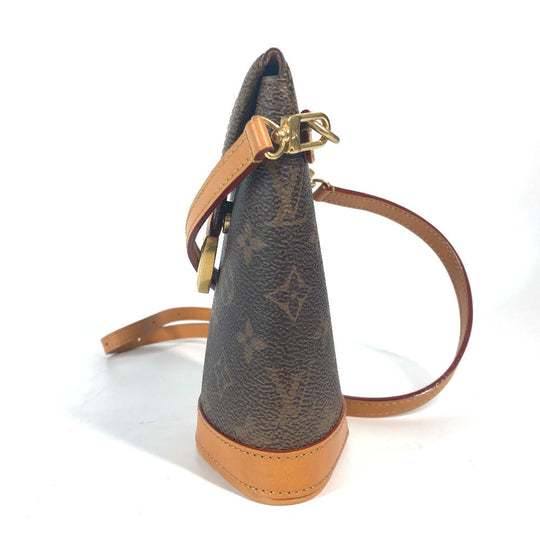 LOUIS VUITTON Shoulder Bag M11629 Canvas , Monogram Dust Canvas Brown Monogram Dust Envelope Pouch mens Used Authentic