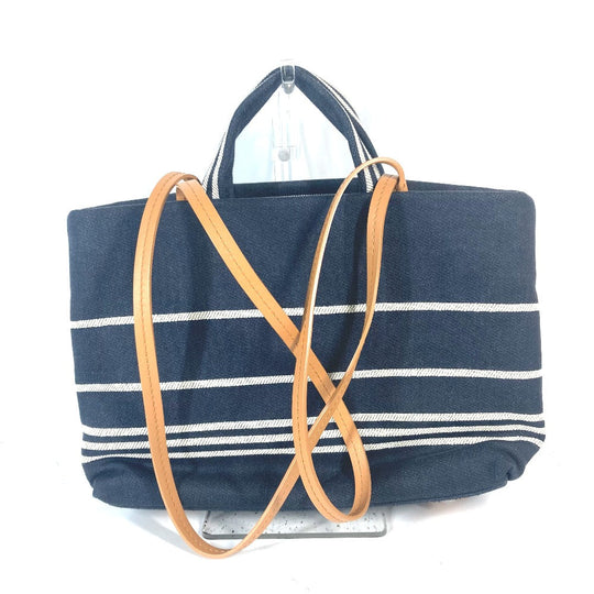 CHANEL Shoulder Bag A92240 Denim, Leather blue denim CC COCO Mark Women Used Authentic
