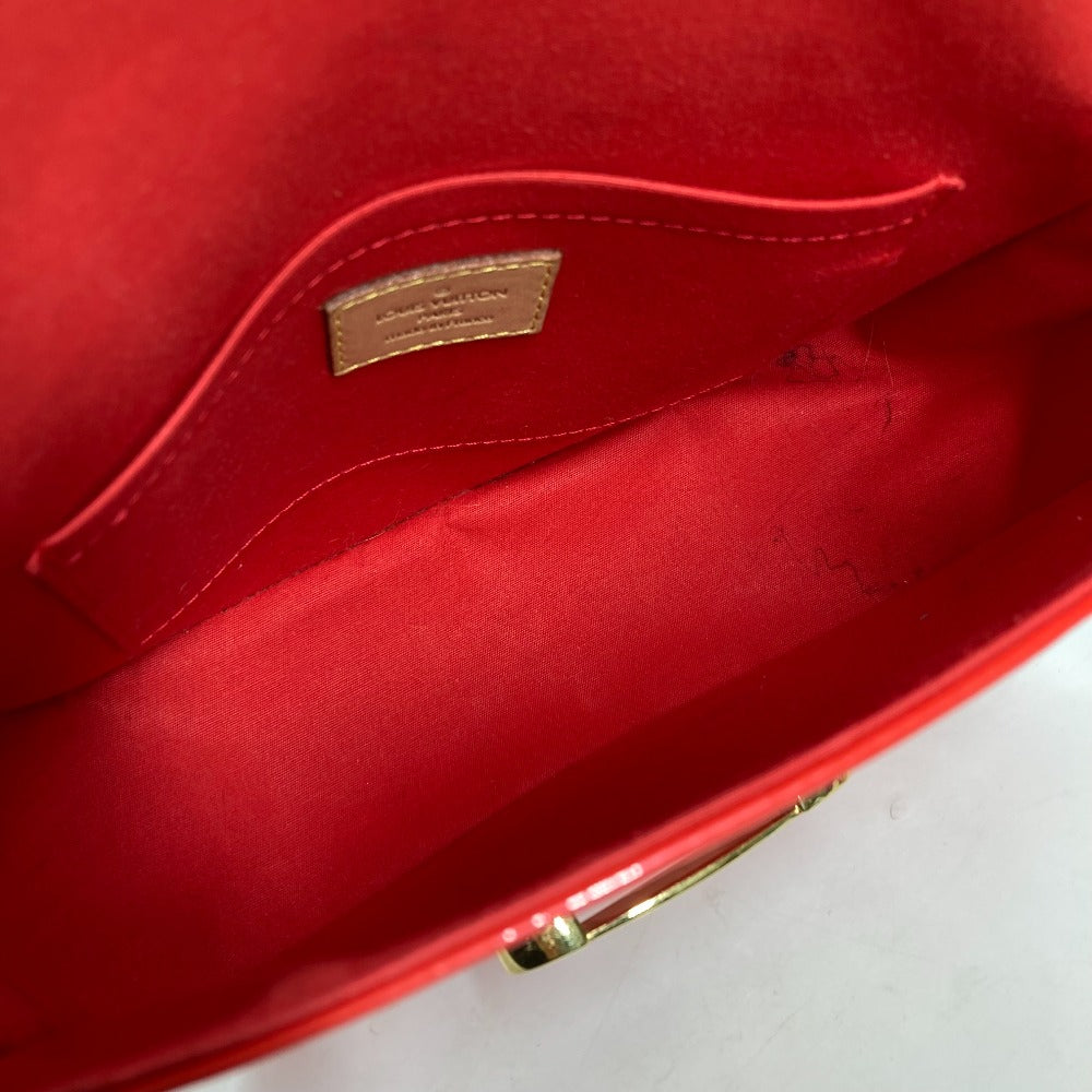 LOUIS VUITTON Shoulder Bag M91728 Monogram Vernis Red Monogram Vernis Bell Flower GM Women Used Authentic