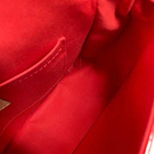 LOUIS VUITTON Shoulder Bag M91728 Monogram Vernis Red Monogram Vernis Bell Flower GM Women Used Authentic