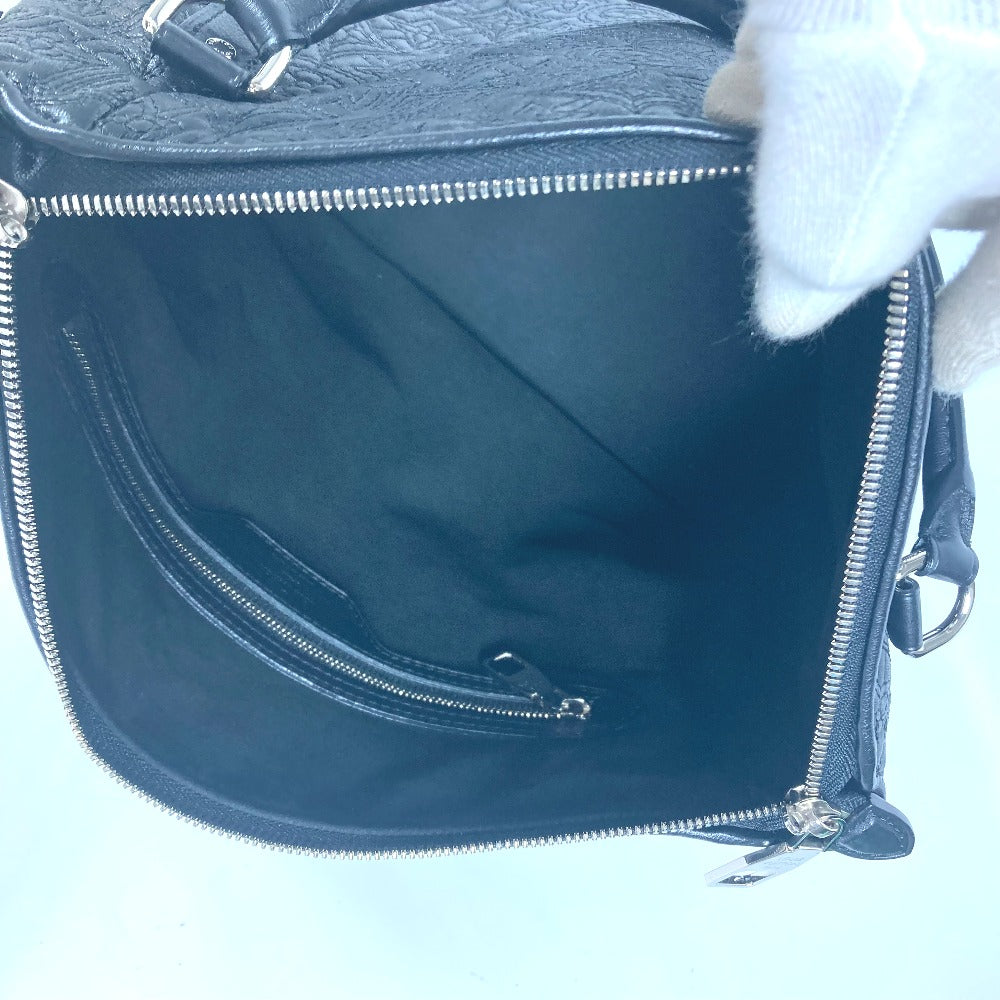 LOUIS VUITTON Shoulder Bag M97071 leather black Monogram Antia Ixia PM Women Used Authentic