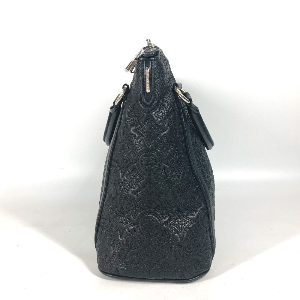 LOUIS VUITTON Shoulder Bag M97071 leather black Monogram Antia Ixia PM Women Used Authentic