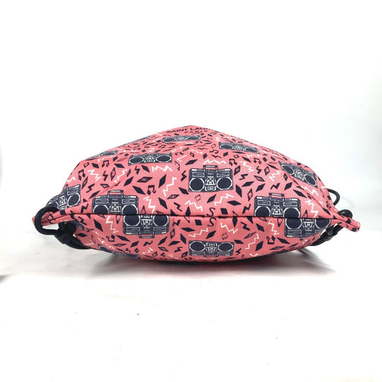 SAINT LAURENT PARIS Backpack 553919 Leather / canvas pink BoomboxPattern Teddy knapsack