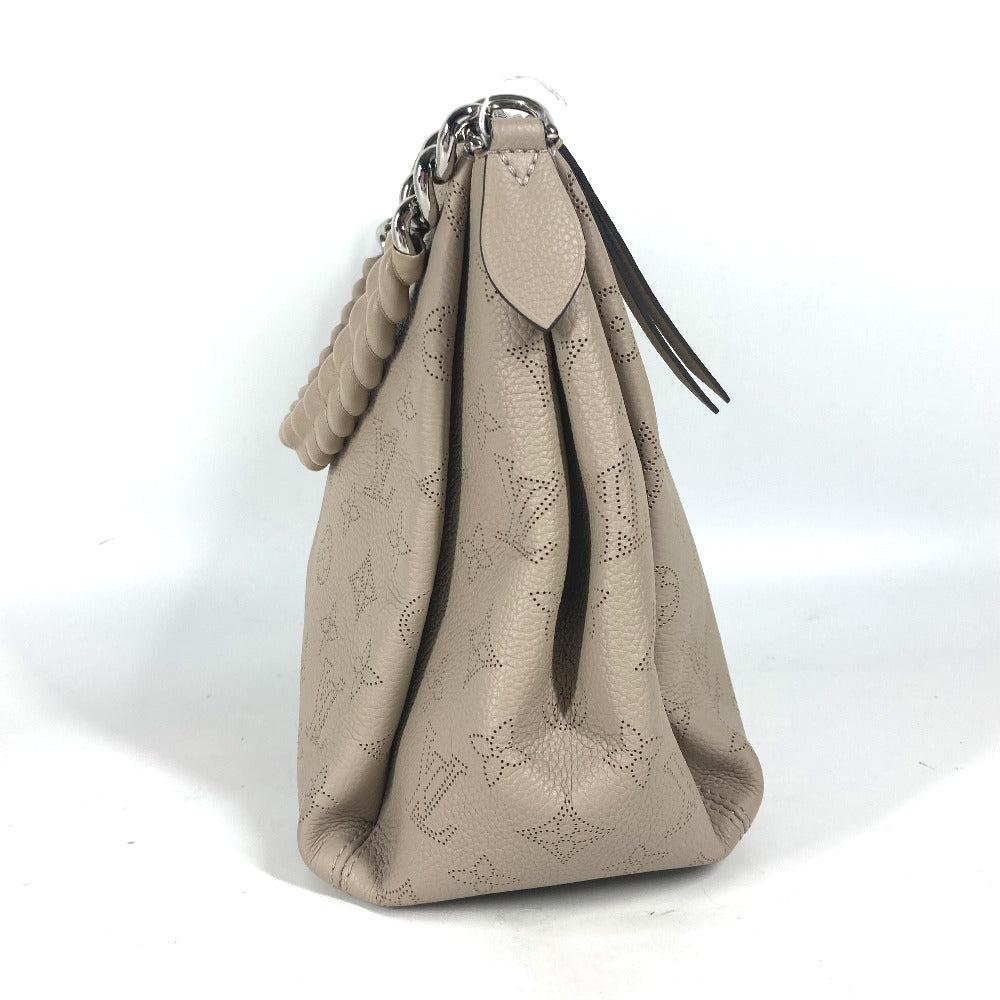 LOUIS VUITTON Shoulder Bag M51224 monogram mahina leather beige Monogram Mahina Babylone Chain BB Women Used Authentic