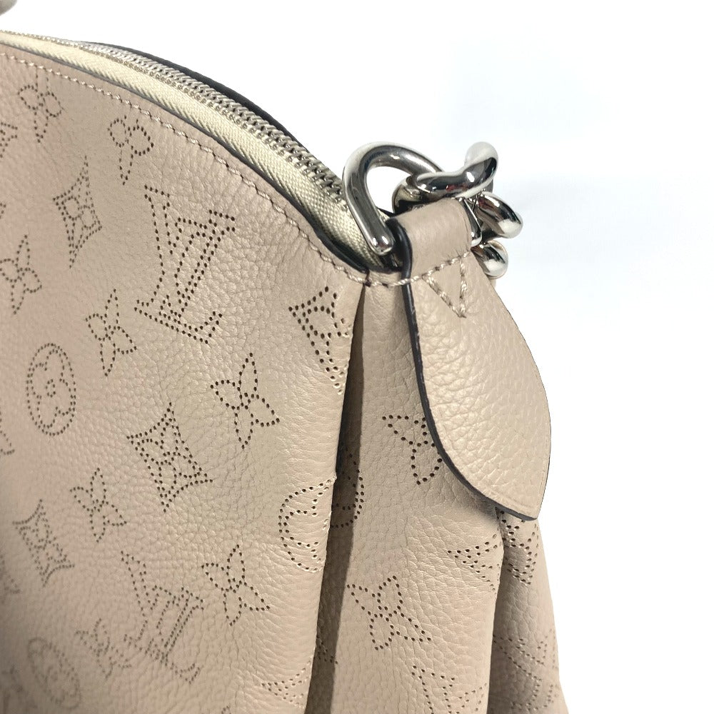 LOUIS VUITTON Shoulder Bag M51224 monogram mahina leather beige Monogram Mahina Babylone Chain BB Women Used Authentic