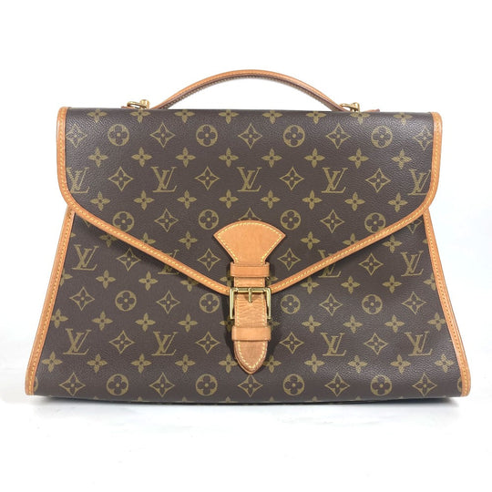 LOUIS VUITTON Business bag M51120 Monogram canvas Brown Monogram Beverly Women Used Authentic