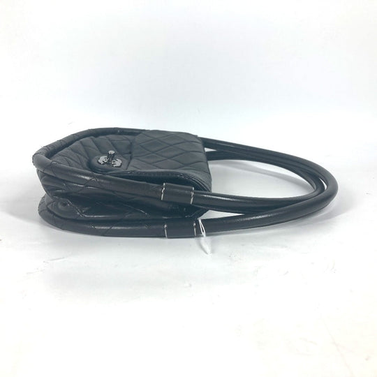 CHANEL Handbag lambskin black Hula hoop