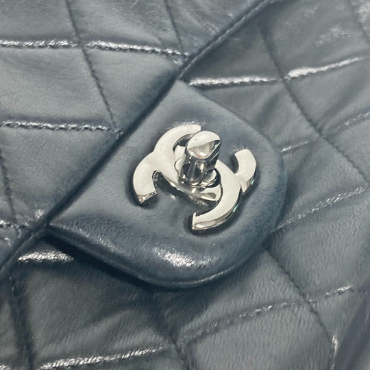 CHANEL Handbag lambskin black Hula hoop