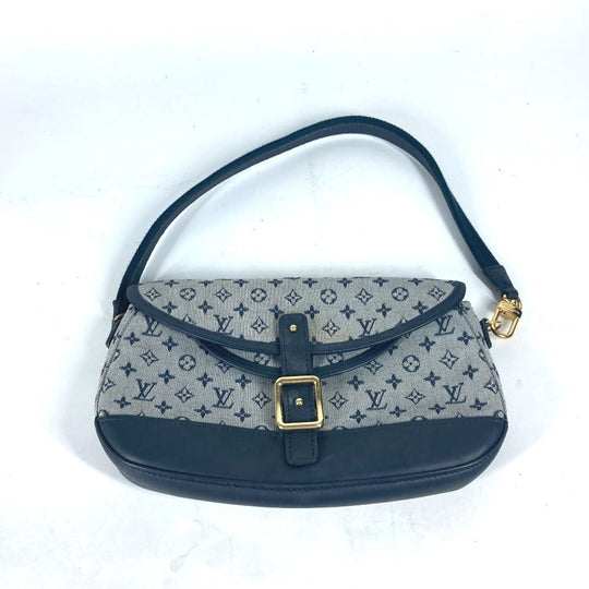 LOUIS VUITTON Shoulder Bag M92690 Monogram mini canvas Navy Monogram mini Marjoly Women Used Authentic