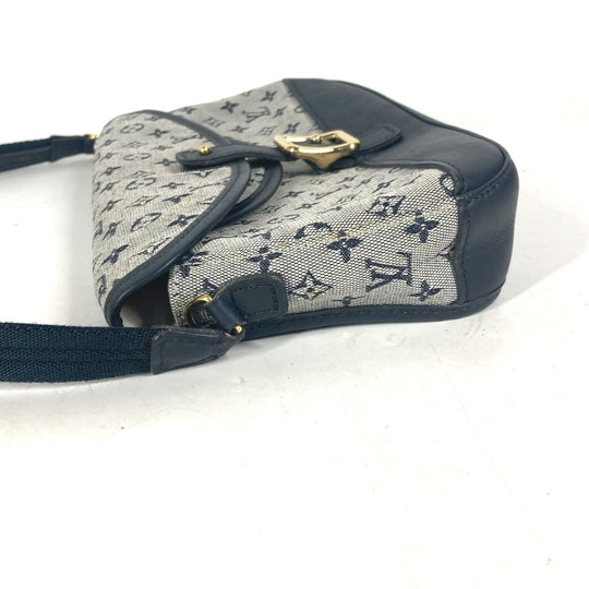 LOUIS VUITTON Shoulder Bag M92690 Monogram mini canvas Navy Monogram mini Marjoly Women Used Authentic