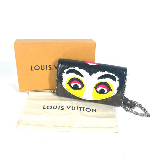 LOUIS VUITTON Shoulder Bag M43532 Monogram canvas, leather Brown Epi Monogram Kansai Yamamoto pochette kabuki mask