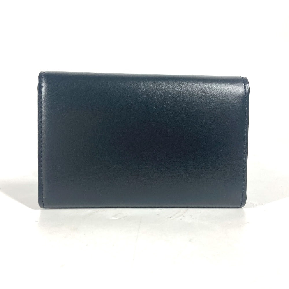CARTIER Key case Key holder  leather black Must Line logo unisex(Unisex) Used Authentic