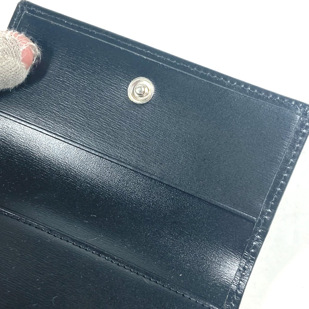 CARTIER Key case Key holder  leather black Must Line logo unisex(Unisex) Used Authentic