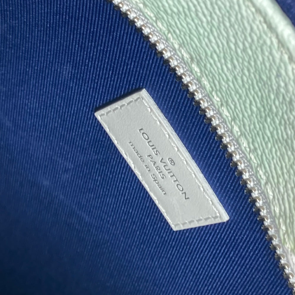 LOUIS VUITTON Tote Bag M45754 leather white watercolor monogram Weekend Tote GM unisex(Unisex) Used Authentic