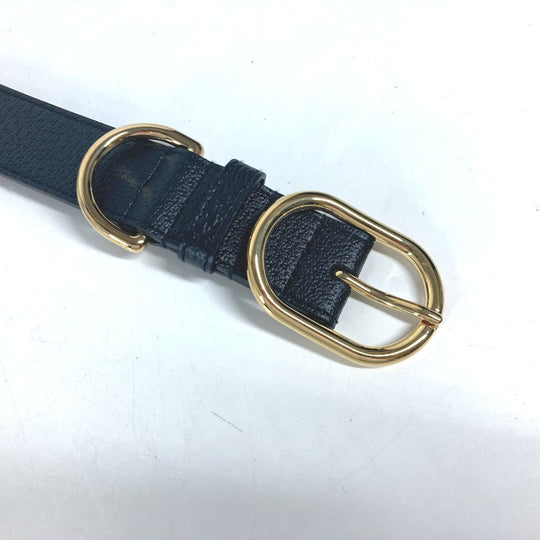 GUCCI others 695256 leather black GG Large/Extra Large Pet Collar L
