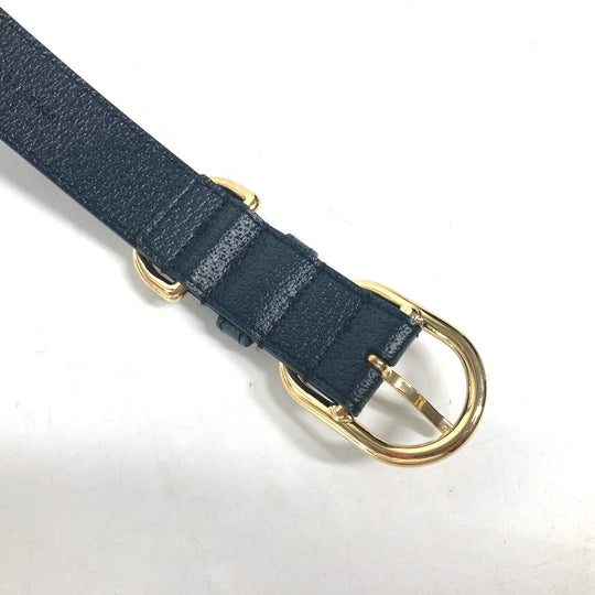 GUCCI others 695256 leather black GG Large/Extra Large Pet Collar L