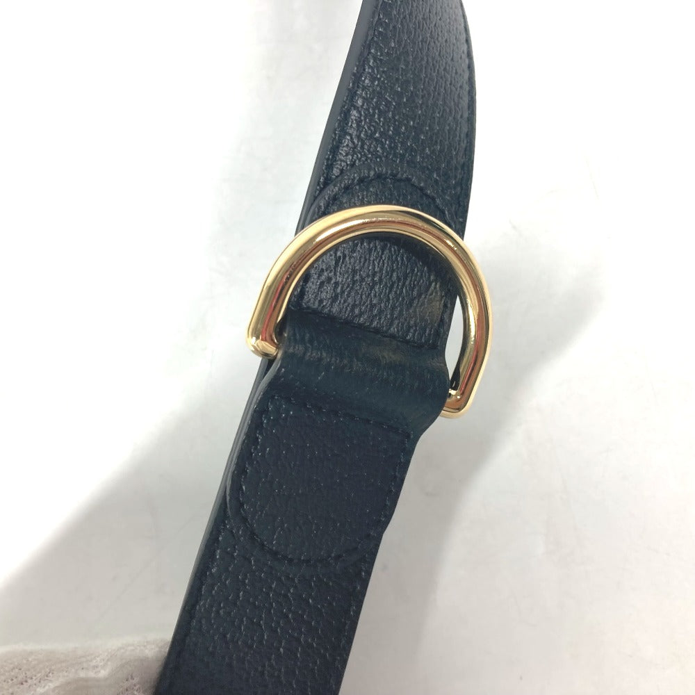 GUCCI others 695256 leather black GG Large/Extra Large Pet Collar L