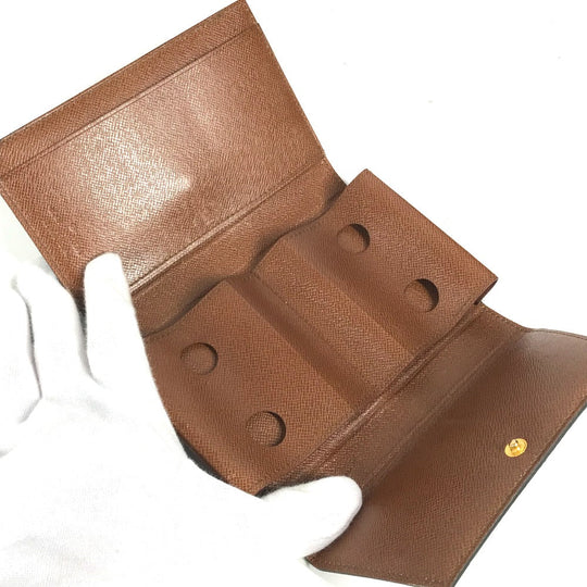LOUIS VUITTON Pouch M58648 Monogram canvas Brown Monogram Playing card case