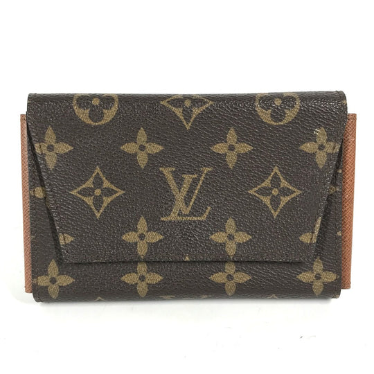 LOUIS VUITTON Pouch M58648 Monogram canvas Brown Monogram Playing card case