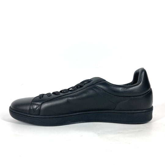 LOUIS VUITTON sneakers leather black Luxembourg line Shoes shoes logo LV 9 1/2