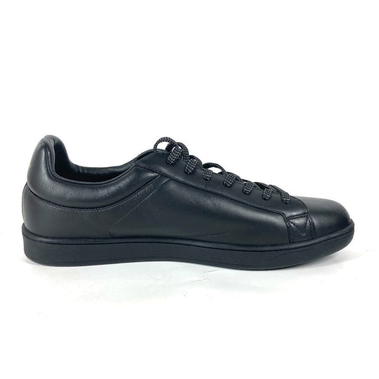 LOUIS VUITTON sneakers leather black Luxembourg line Shoes shoes logo LV 9 1/2