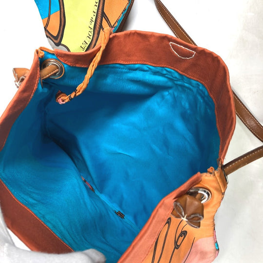 HERMES Shoulder Bag Silk, Leather multicolor COUP DE FOUET Whip Silky City MM unisex(Unisex) Used Authentic
