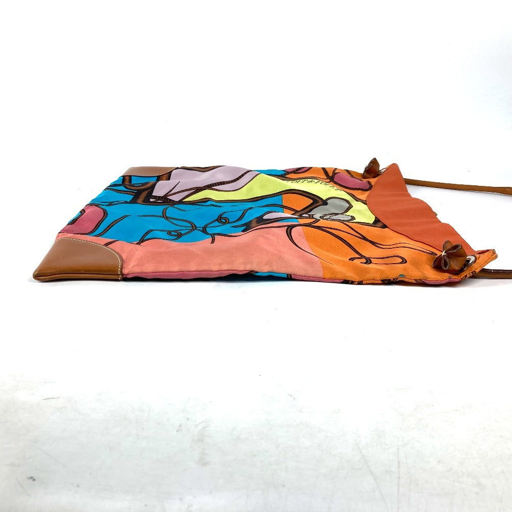 HERMES Shoulder Bag Silk, Leather multicolor COUP DE FOUET Whip Silky City MM unisex(Unisex) Used Authentic